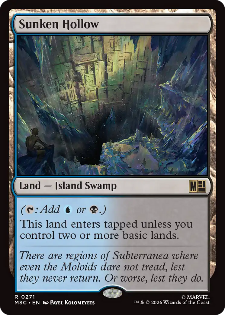 Sunken Hollow (Surge Foil) [Marvel Super Heroes Commander] | Jack's On Queen