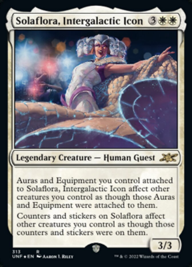 Solaflora, Intergalactic Icon (Galaxy Foil) [Unfinity] | Jack's On Queen