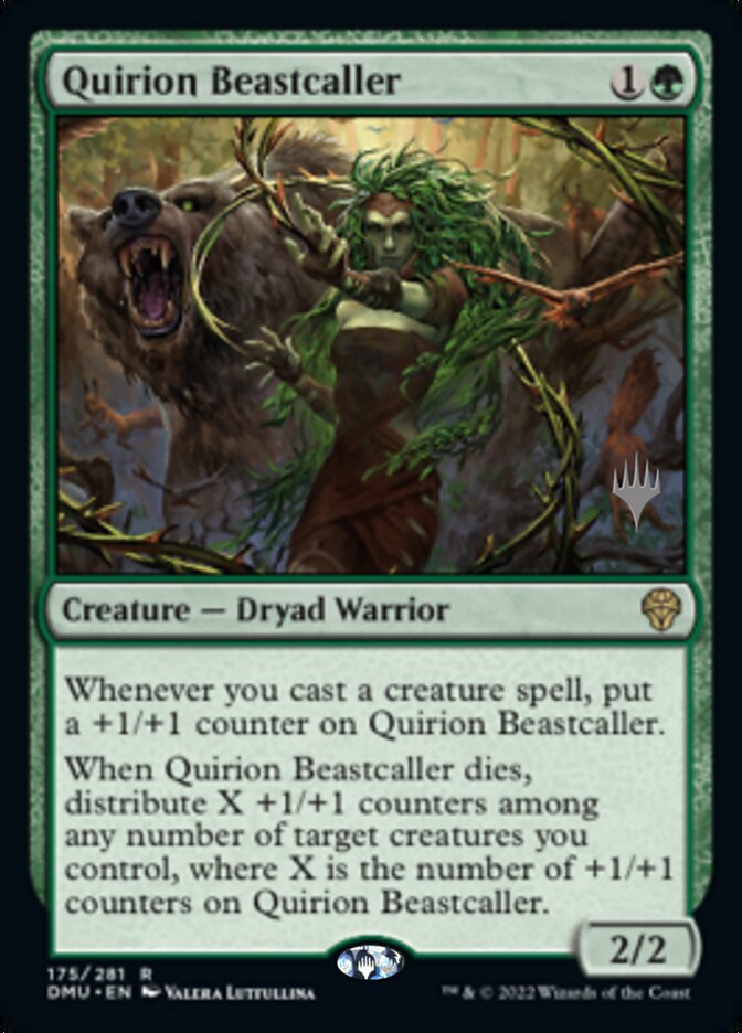 Quirion Beastcaller (Promo Pack) [Dominaria United Promos] | Jack's On Queen