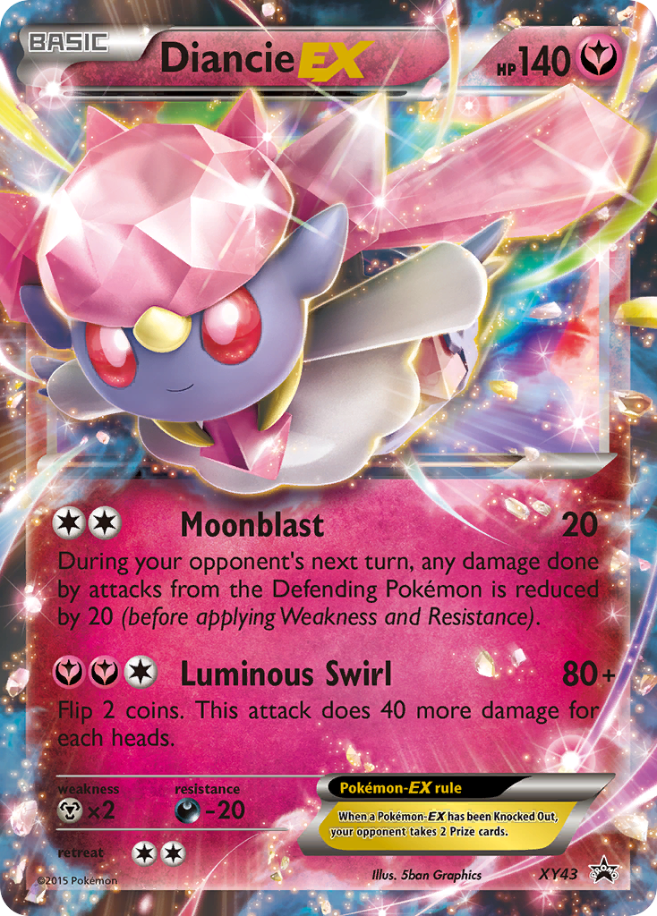 Diancie EX (XY43) [XY: Black Star Promos] | Jack's On Queen