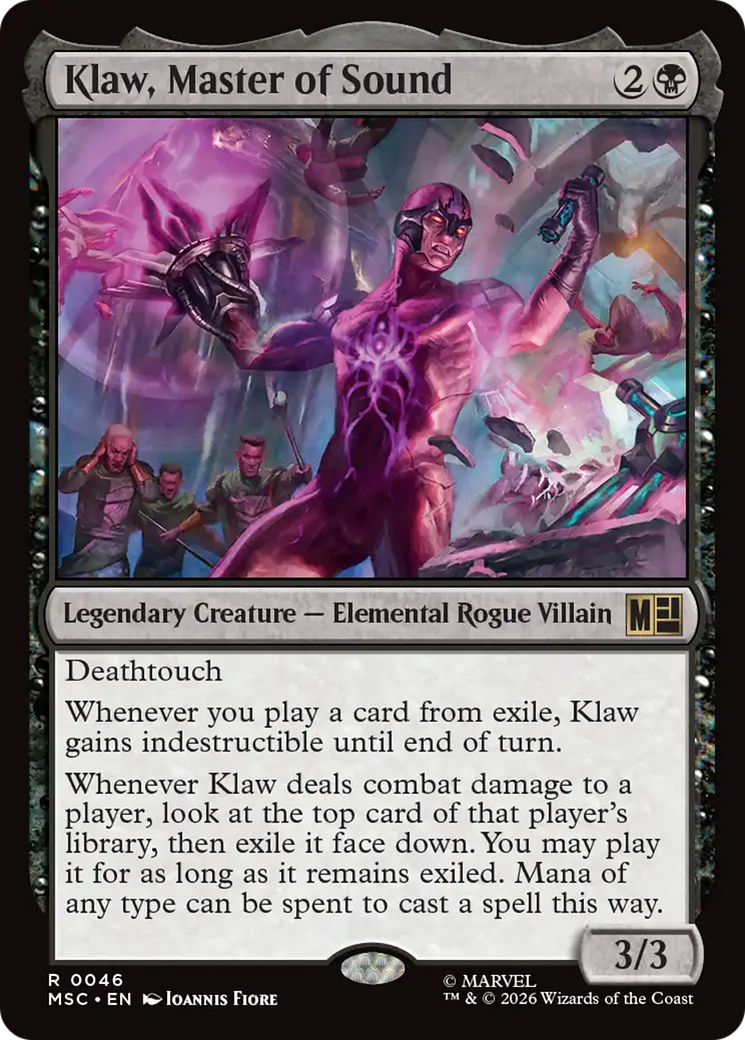 Klaw, Master of Sound [Marvel Super Heroes Commander] | Jack's On Queen