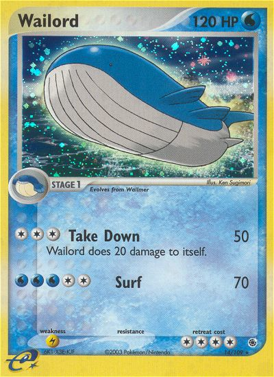 Wailord (14/109) [EX: Ruby & Sapphire] | Jack's On Queen