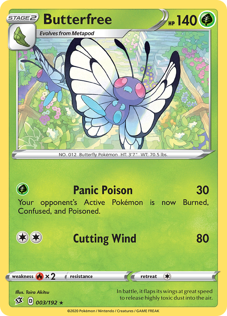 Butterfree (003/192) [Sword & Shield: Rebel Clash] | Jack's On Queen