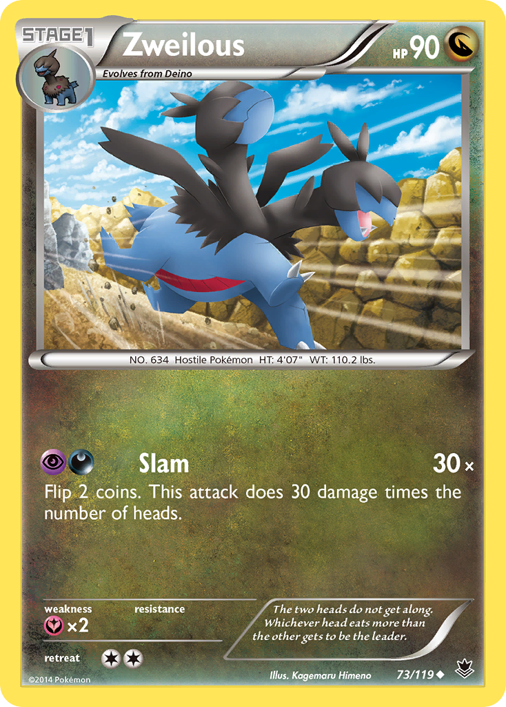 Zweilous (73/119) [XY: Phantom Forces] | Jack's On Queen