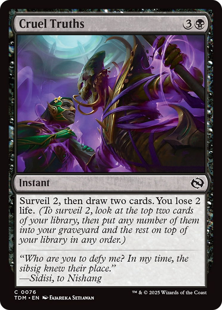 Cruel Truths [Tarkir: Dragonstorm] | Jack's On Queen