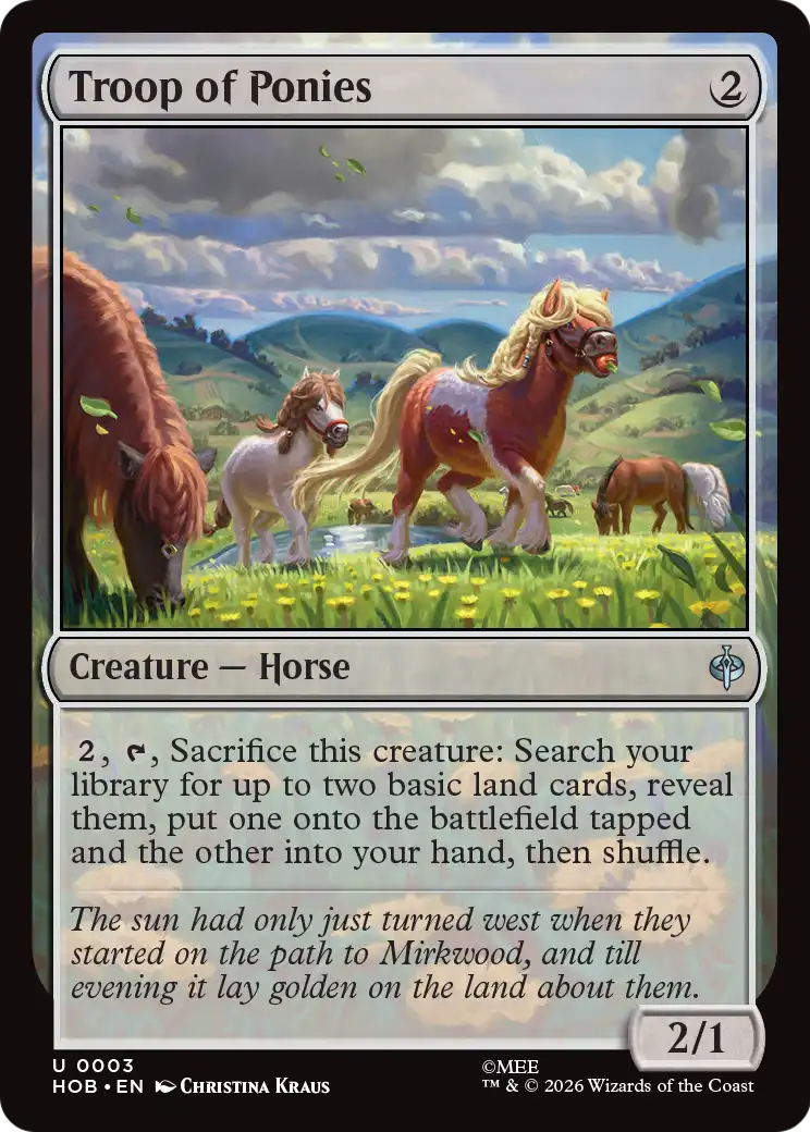 Troop of Ponies [The Hobbit] | Jack's On Queen