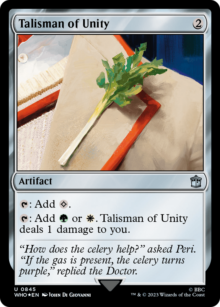 Talisman of Unity (Surge Foil) [Doctor Who] | Jack's On Queen