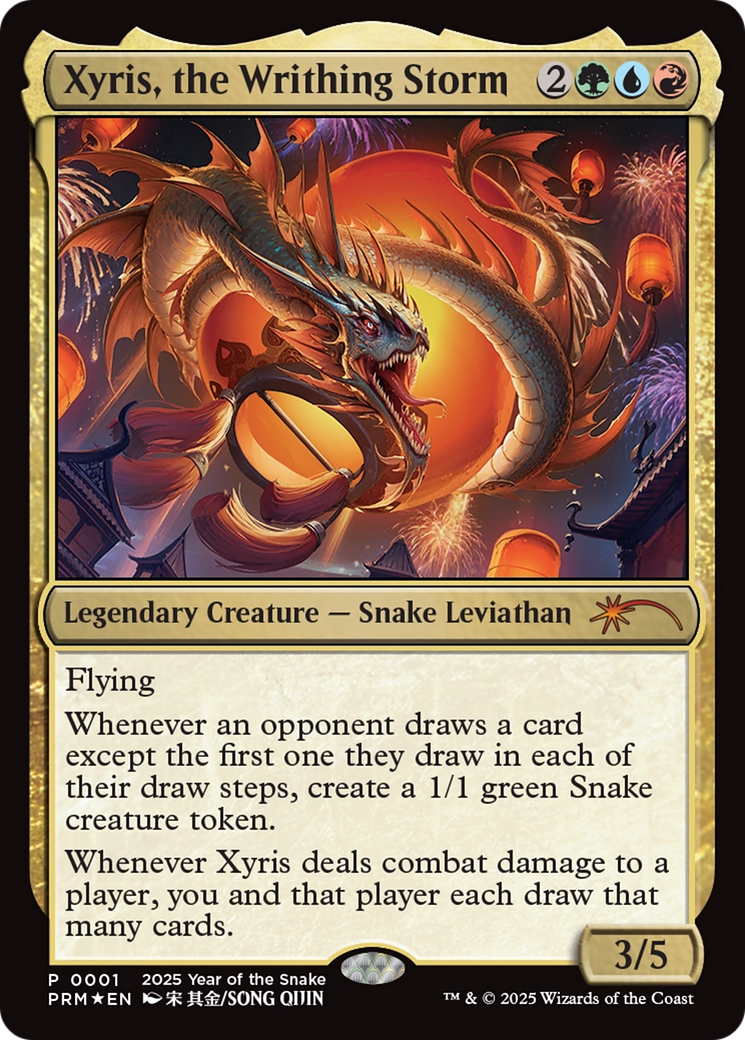 Xyris, the Writhing Storm (Year of the Snake 2025) [Standard Showdown Promos] | Jack's On Queen