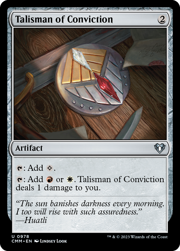 Talisman of Conviction [Commander Masters] | Jack's On Queen