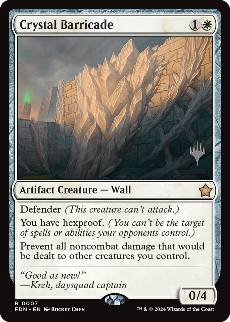 Crystal Barricade [Foundations Promos] | Jack's On Queen