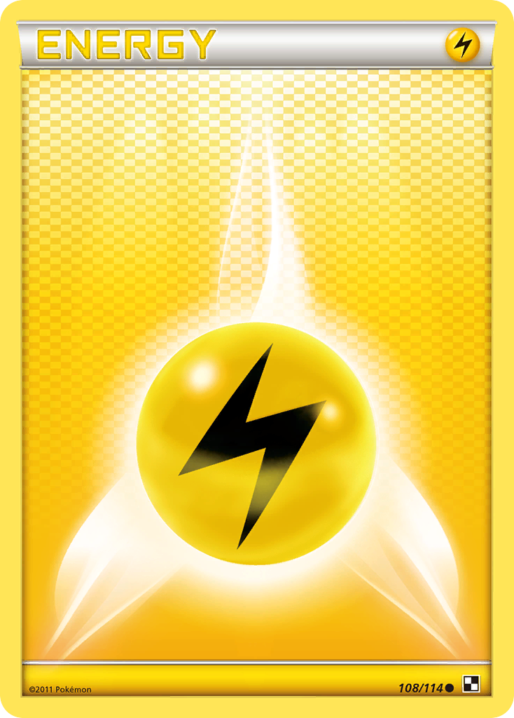 Lightning Energy (108/114) [Black & White: Base Set] | Jack's On Queen