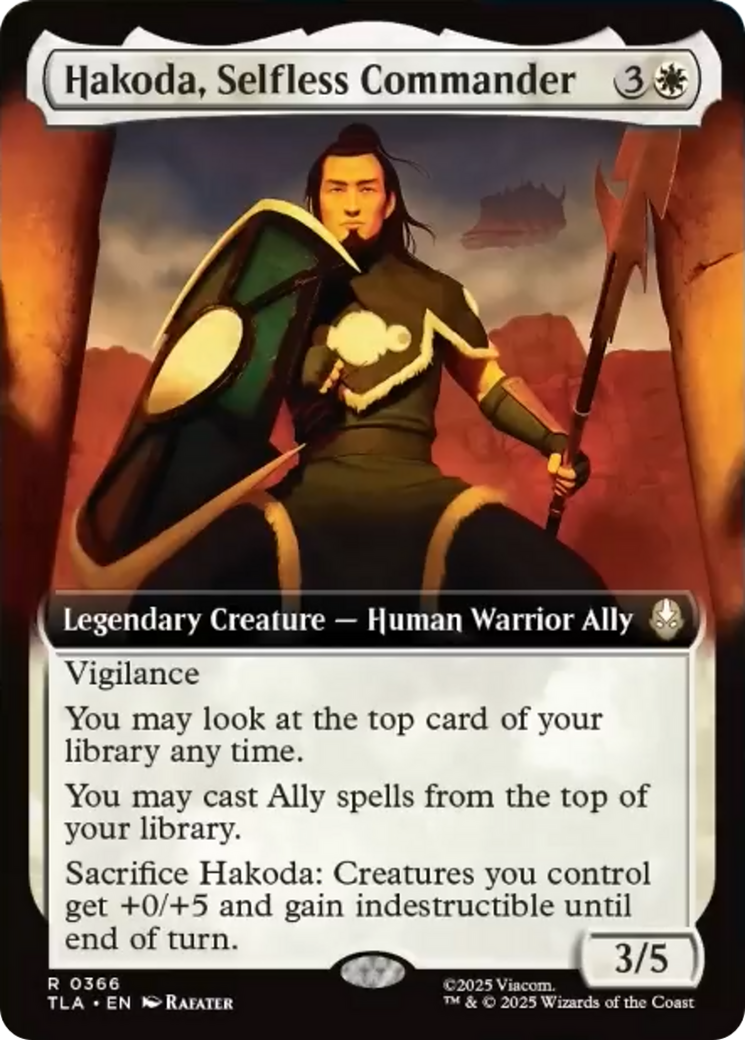 Hakoda, Selfless Commander (Extended Art) [Avatar: The Last Airbender] | Jack's On Queen
