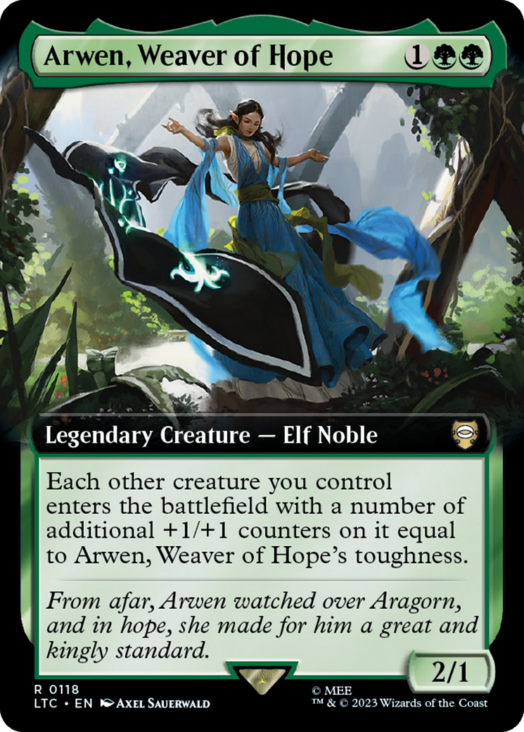 Arwen, Weaver of Hope (Extended Art) [The Lord of the Rings: Tales of Middle-Earth Commander] | Jack's On Queen