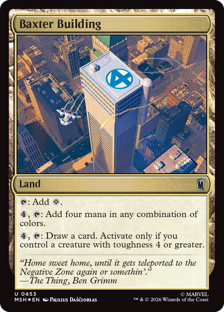 Baxter Building (Surge Foil) [Marvel Super Heroes] | Jack's On Queen