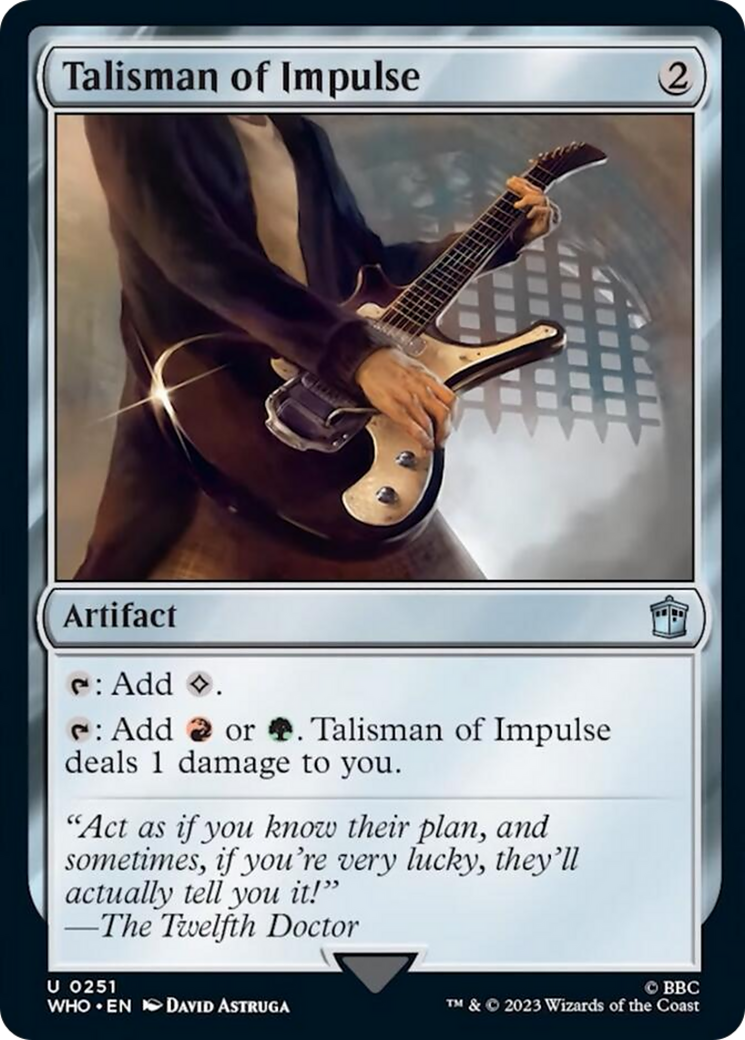 Talisman of Impulse [Doctor Who] | Jack's On Queen