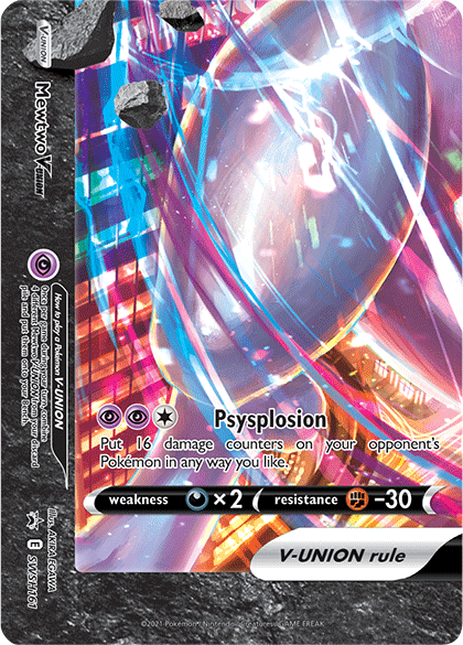 Mewtwo V-Union (SWSH161) [Sword & Shield: Black Star Promos] | Jack's On Queen