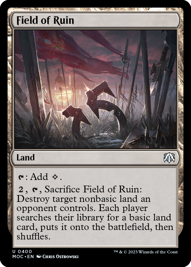 Field of Ruin [March of the Machine Commander] | Jack's On Queen