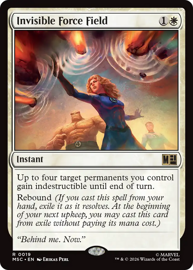 Invisible Force Field (Surge Foil) [Marvel Super Heroes Commander] | Jack's On Queen