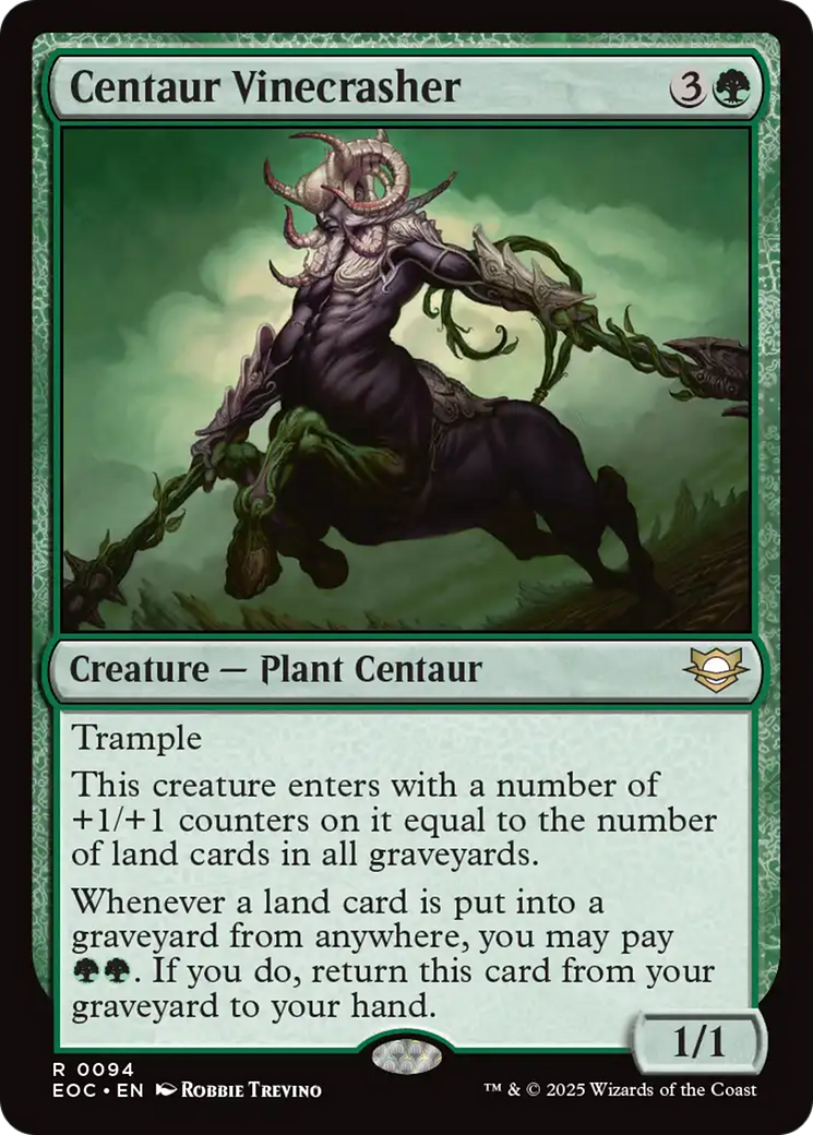 Centaur Vinecrasher [Edge of Eternities Commander] | Jack's On Queen