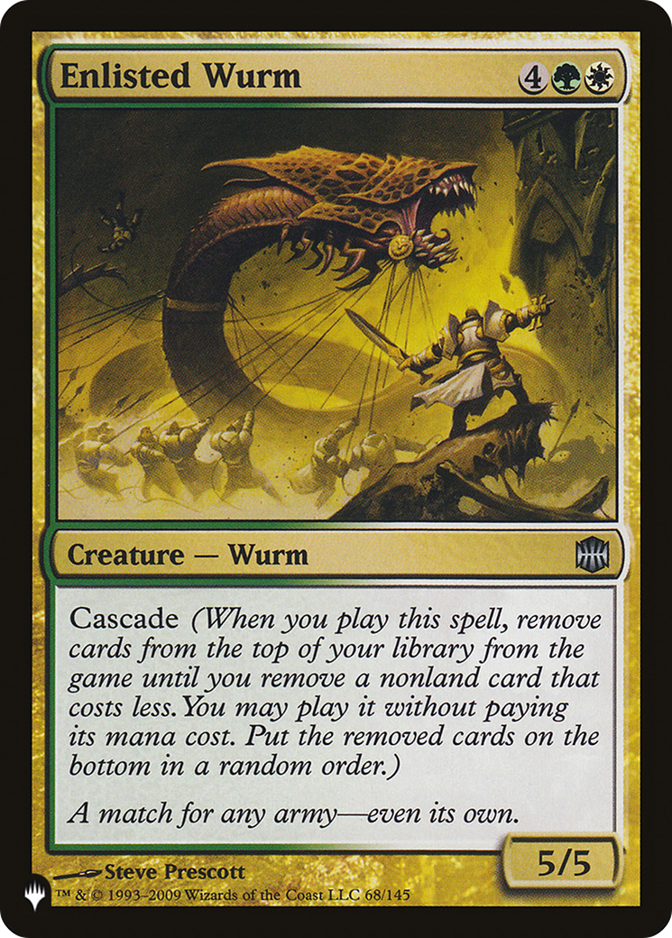 Enlisted Wurm [The List] | Jack's On Queen