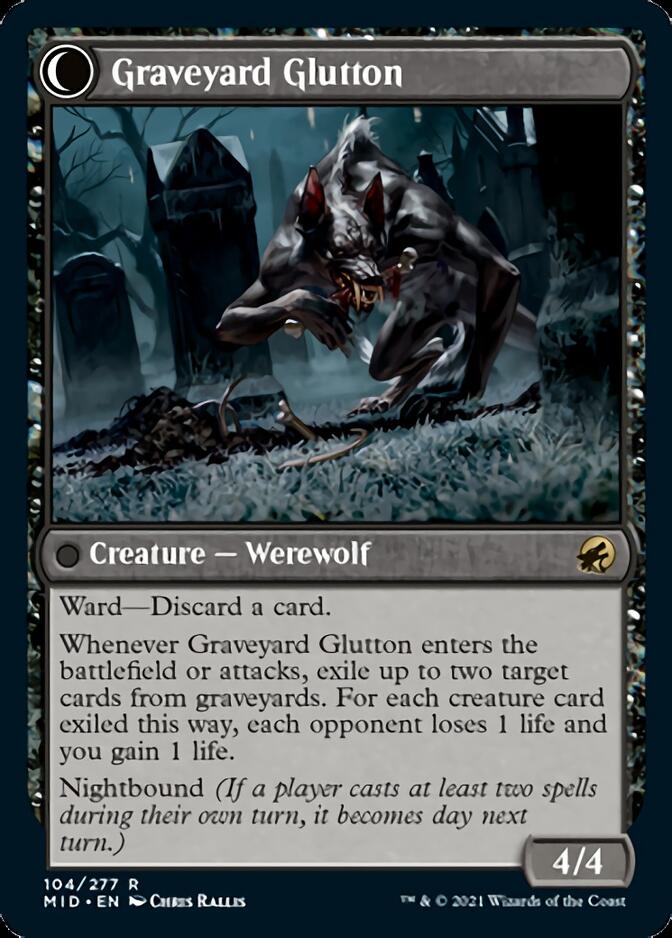Graveyard Trespasser // Graveyard Glutton [Innistrad: Midnight Hunt] | Jack's On Queen