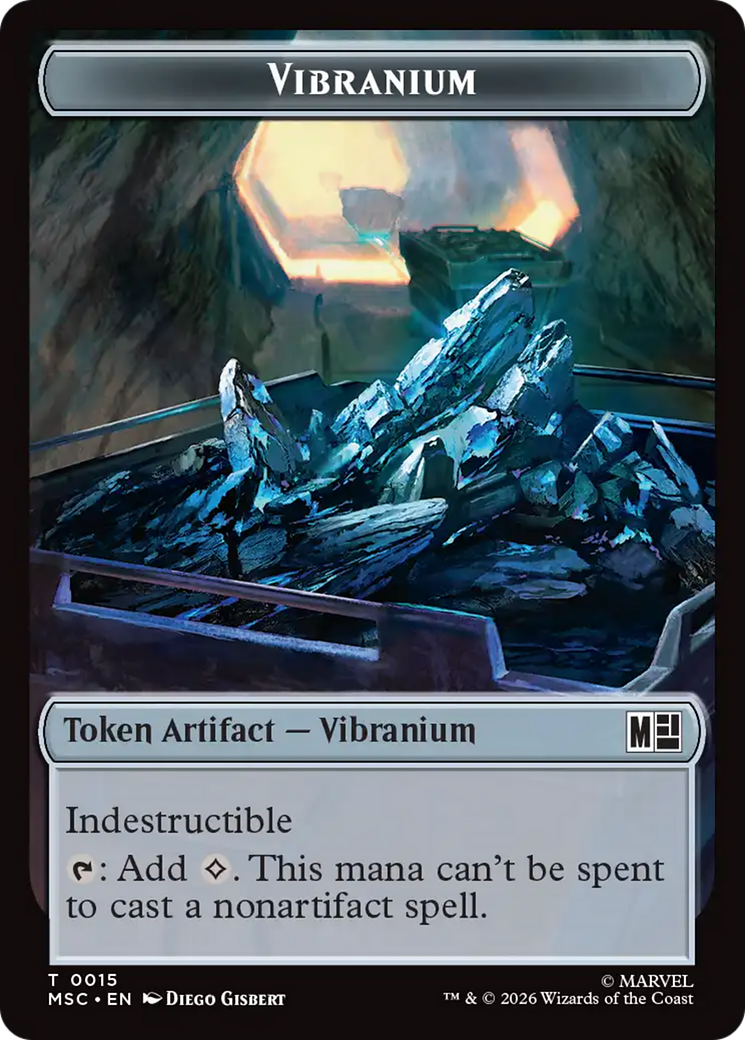 Ox // Vibranium Double-Sided Token [Marvel Super Heroes Commander Tokens] | Jack's On Queen