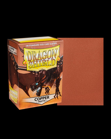 Dragon Shield Standard Matte Copper 'Draco Primus'  – (100ct) | Jack's On Queen