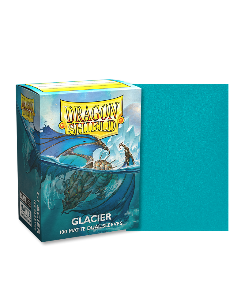 Dragon Shield Sleeves Matte Glacier (100ct) | Jack's On Queen
