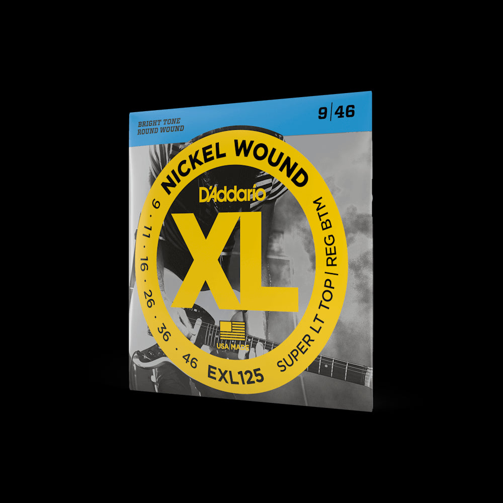 9-46 Super Light Top/Regular Bottom XL Coated Electric Guitar Strings EXL125 | Jack's On Queen