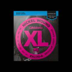 Regular Light Long Scale 8-String Bass Strings EXL170-8 | Jack's On Queen