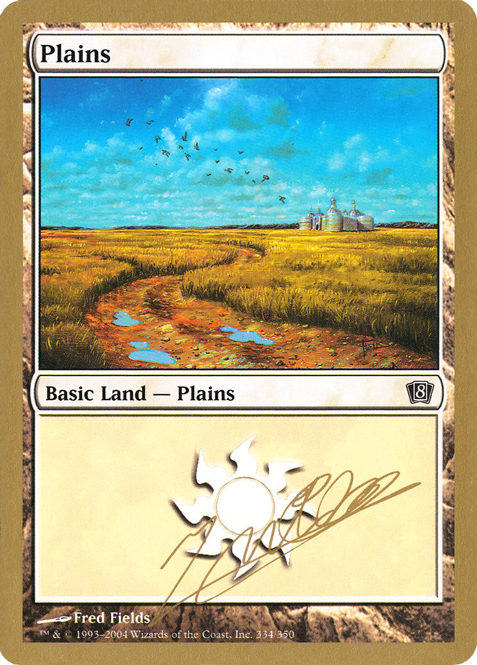 Plains (jn334) (Julien Nuijten) [World Championship Decks 2004] | Jack's On Queen