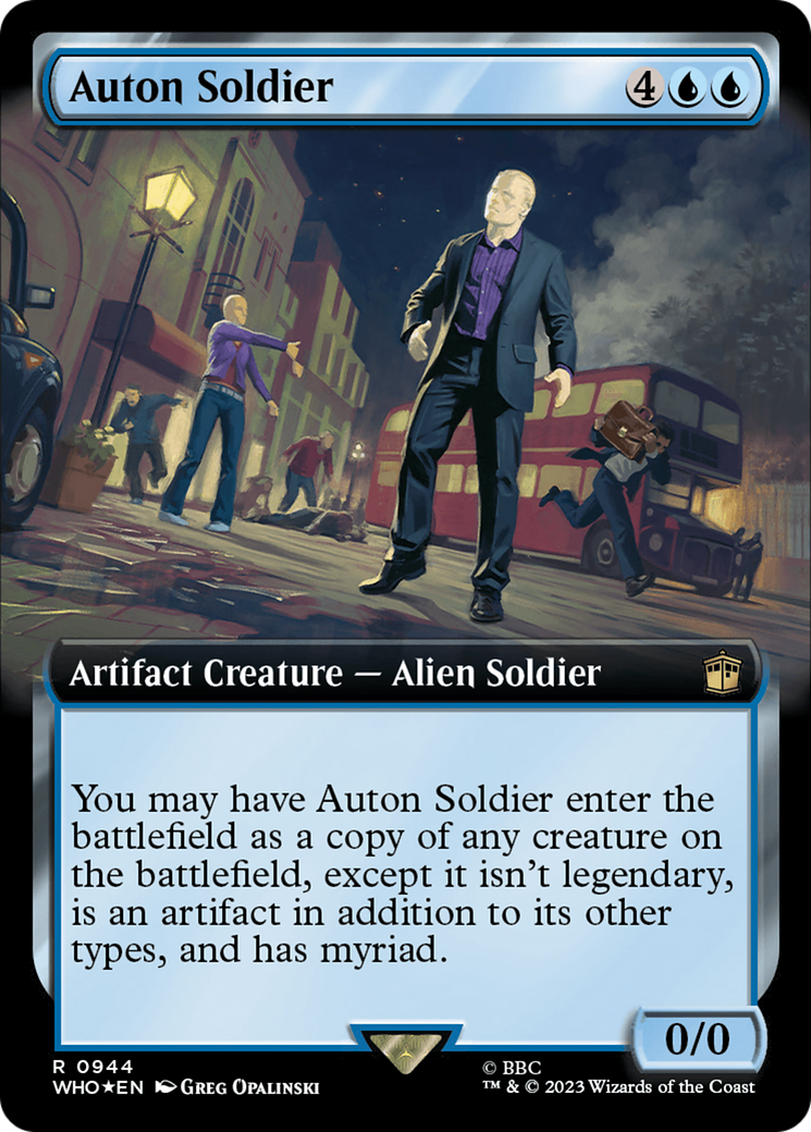 Auton Soldier (Extended Art) (Surge Foil) [Doctor Who] | Jack's On Queen