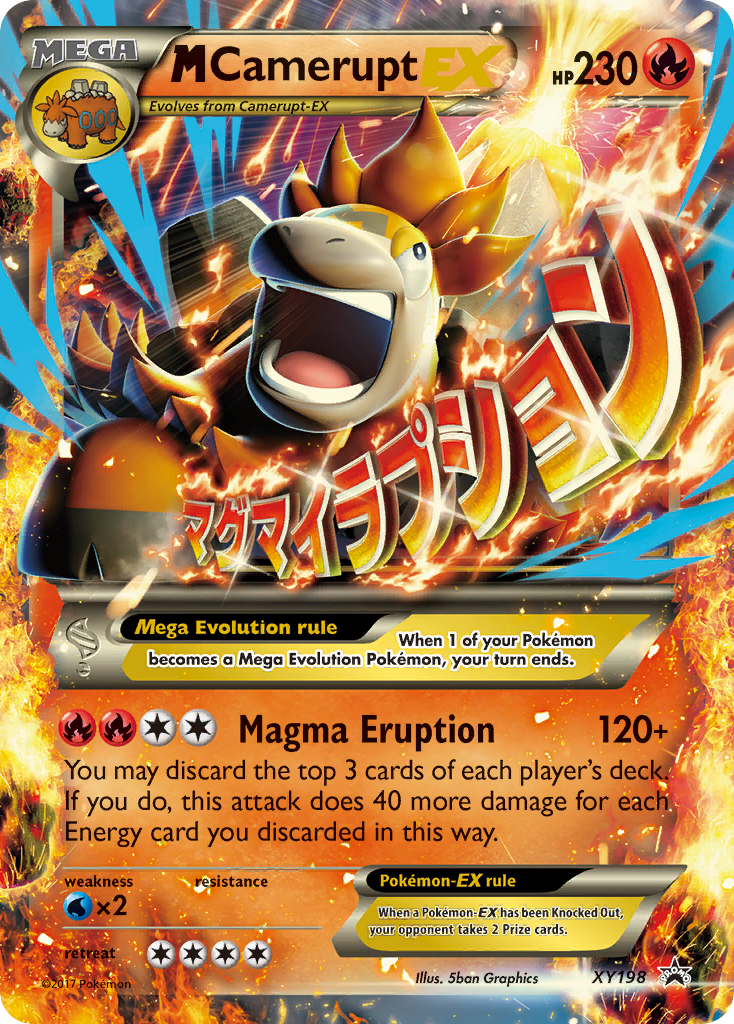 M Camerupt EX (XY198) [XY: Black Star Promos] | Jack's On Queen