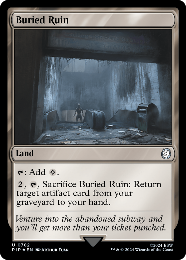 Buried Ruin (Surge Foil) [Fallout] | Jack's On Queen