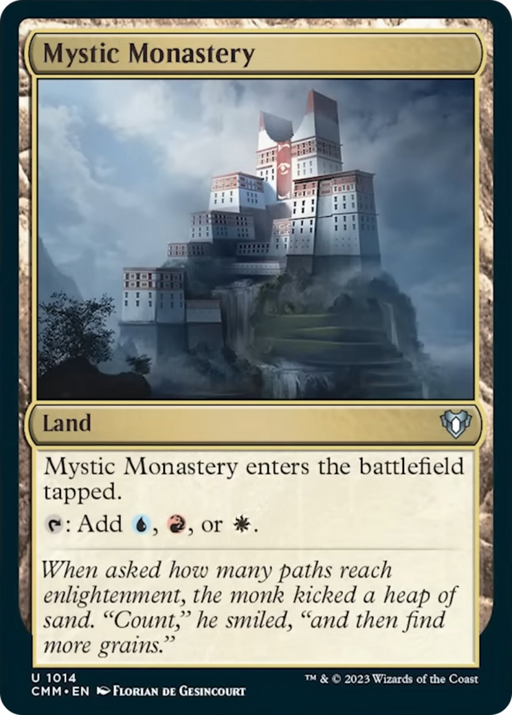 Mystic Monastery [Commander Masters] | Jack's On Queen