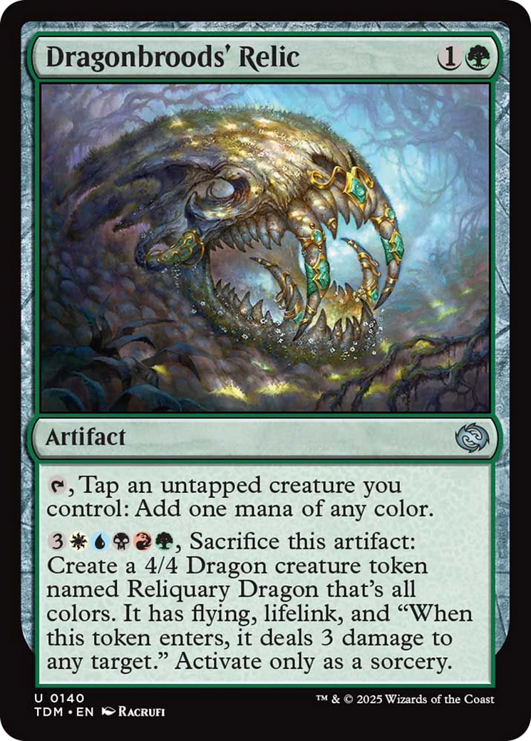 Dragonbroods' Relic [Tarkir: Dragonstorm] | Jack's On Queen