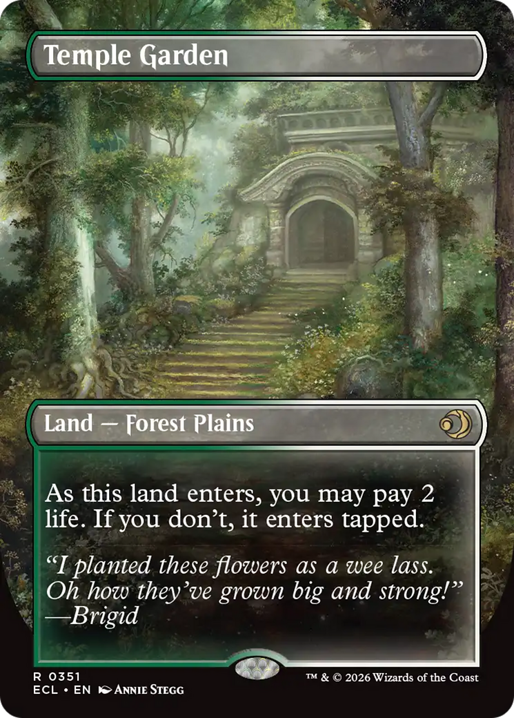 Temple Garden (Borderless) [Lorwyn Eclipsed] | Jack's On Queen