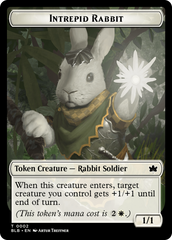 Wall // Intrepid Rabbit Double-Sided Token [Bloomburrow Tokens] | Jack's On Queen