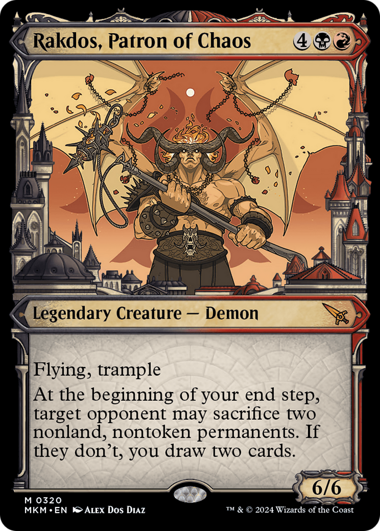 Rakdos, Patron of Chaos (Showcase) (0320) [Murders at Karlov Manor] | Jack's On Queen