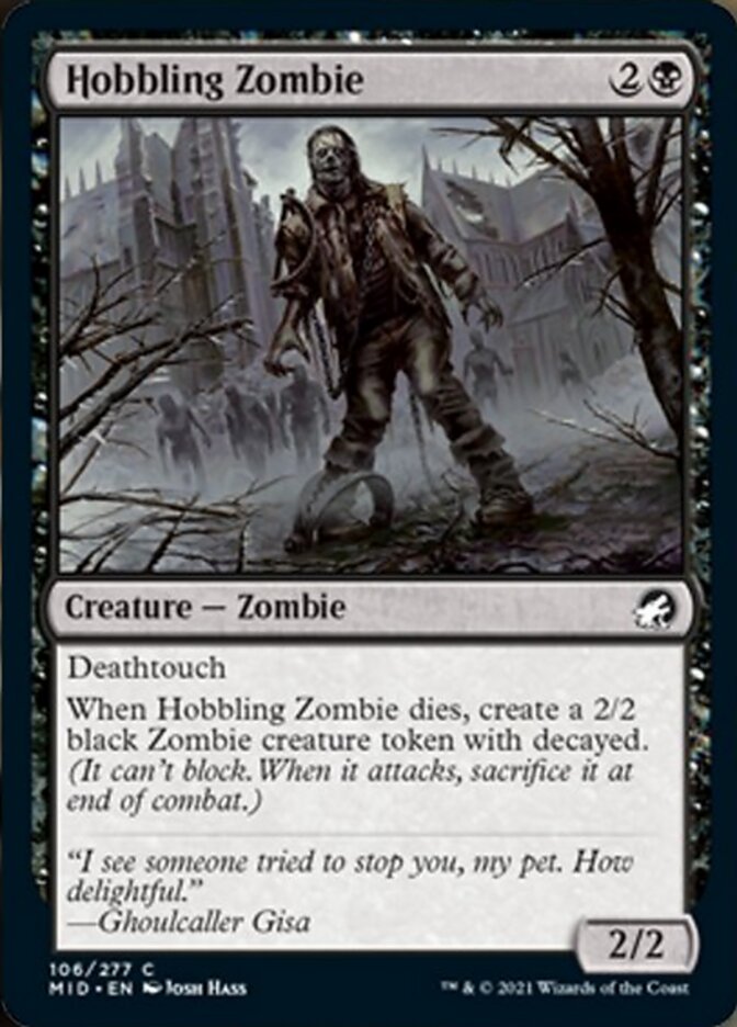 Hobbling Zombie [Innistrad: Midnight Hunt] | Jack's On Queen