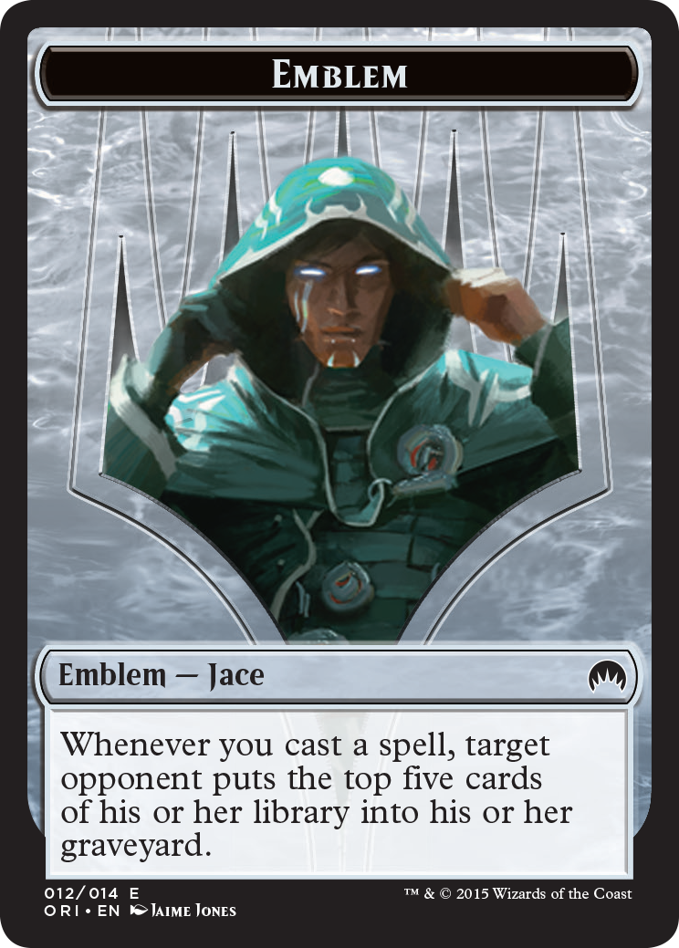 Pest // Jace, Telepath Unbound Emblem Double-Sided Token [Secret Lair: From Cute to Brute Tokens] | Jack's On Queen