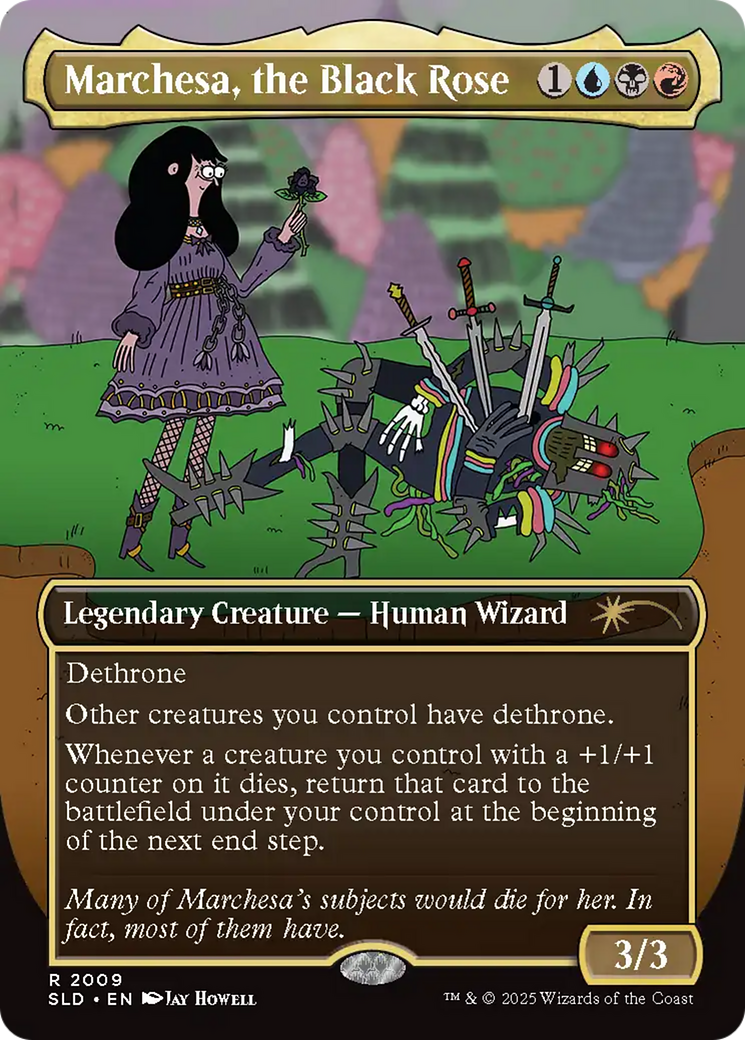 Marchesa, the Black Rose (Rainbow Foil) [Secret Lair Drop Series] | Jack's On Queen