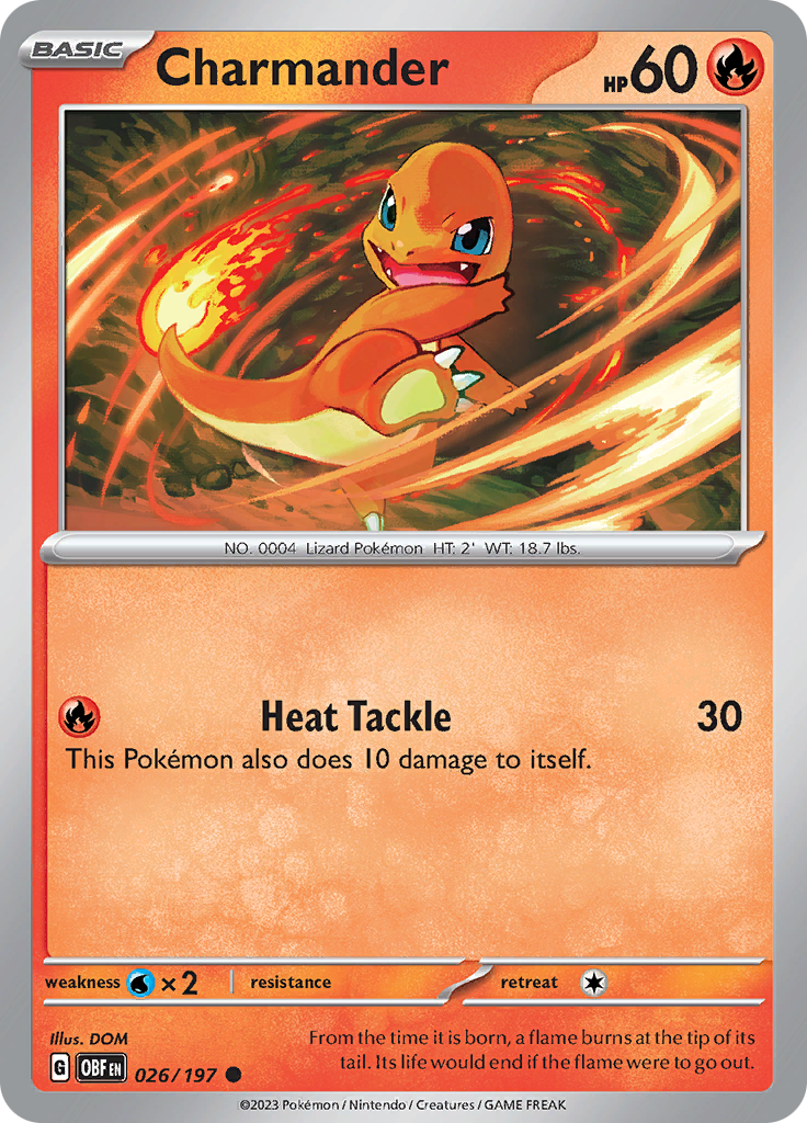 Charmander (026/197) [Scarlet & Violet: Obsidian Flames] | Jack's On Queen