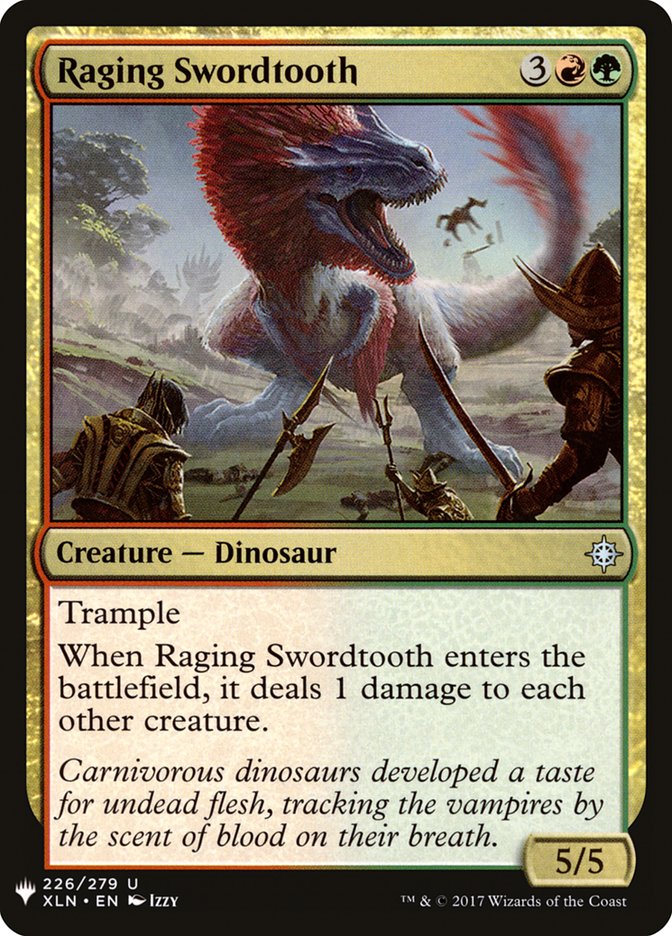 Raging Swordtooth [Mystery Booster] | Jack's On Queen