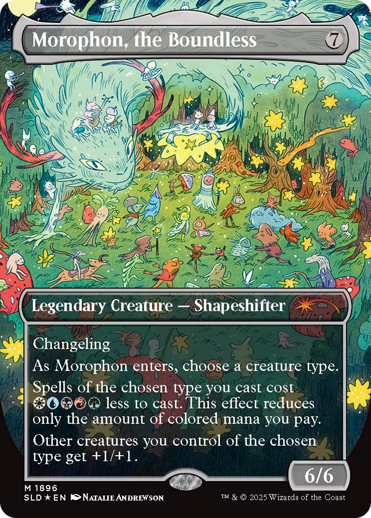 Morophon, the Boundless (Display Commander) - Thick Stock (Double Rainbow Foil) [Secret Lair Drop Series] | Jack's On Queen