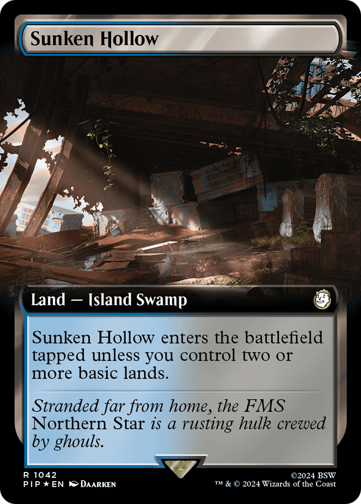 Sunken Hollow (Extended Art) (Surge Foil) [Fallout] | Jack's On Queen