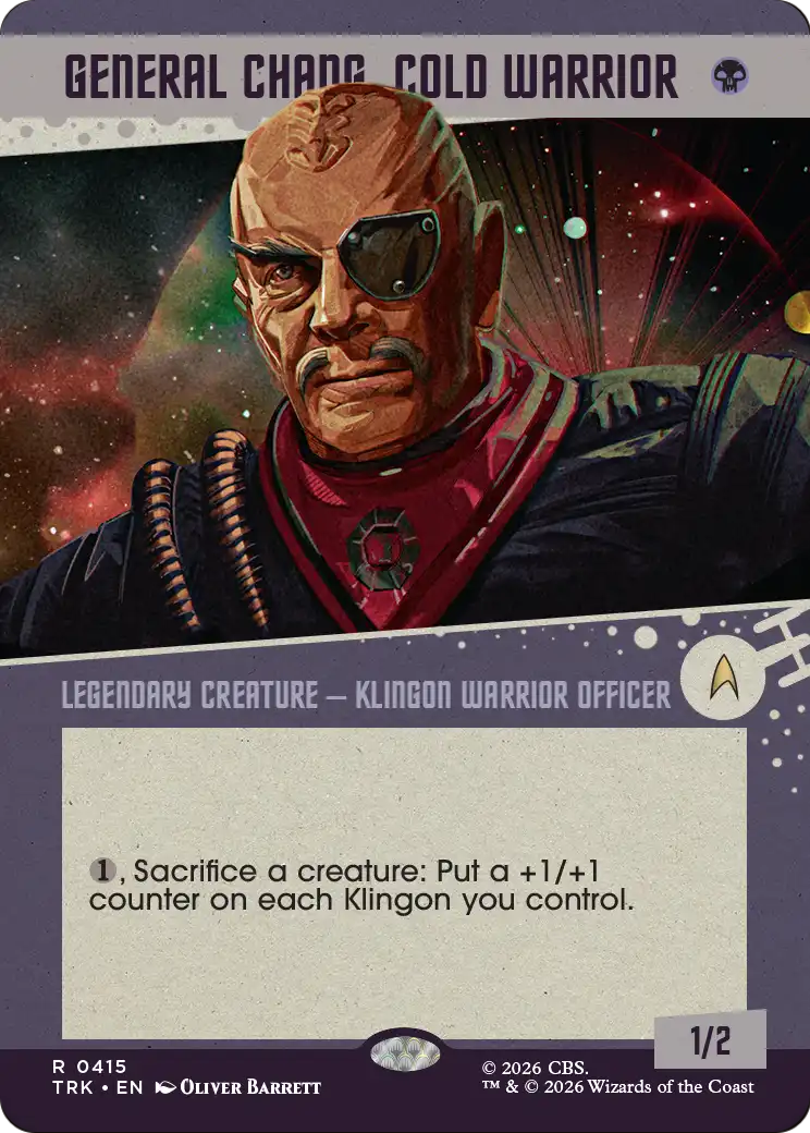 General Chang, Cold Warrior (0415) (Showcase) [Star Trek] | Jack's On Queen