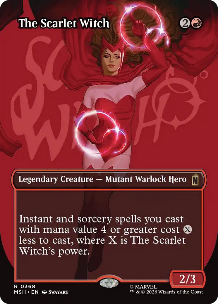 The Scarlet Witch (Borderless) [Marvel Super Heroes] | Jack's On Queen