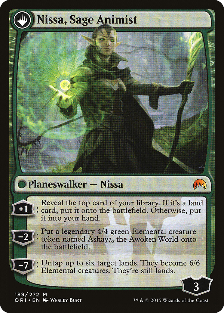 Nissa, Vastwood Seer // Nissa, Sage Animist [Secret Lair: From Cute to Brute] | Jack's On Queen