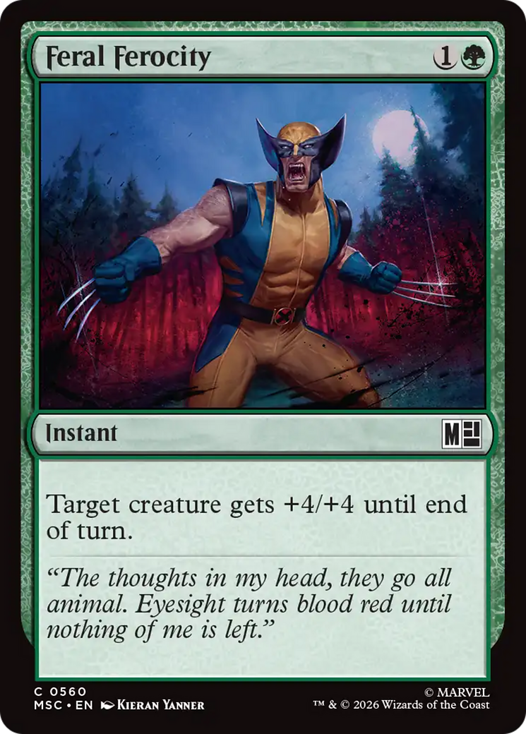 Feral Ferocity [Marvel Super Heroes Commander] | Jack's On Queen